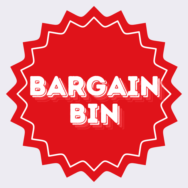 BARGAIN BIN!