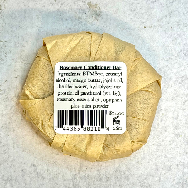 Solid Conditioner Bar (Rosemary) - For All Hair Types