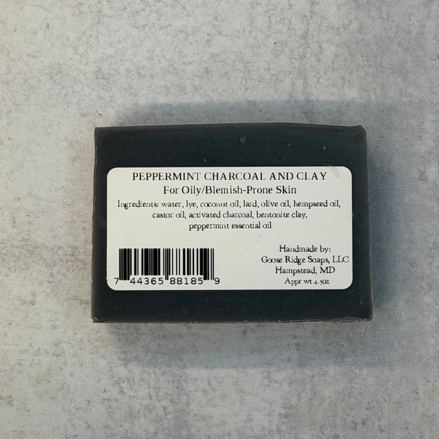Peppermint, Charcoal and Clay for Oily / Blemished Skin