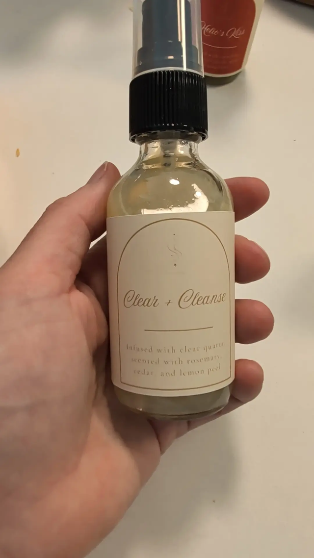 Clear + Cleanse — Crystal Infused Room & Ritual Spray