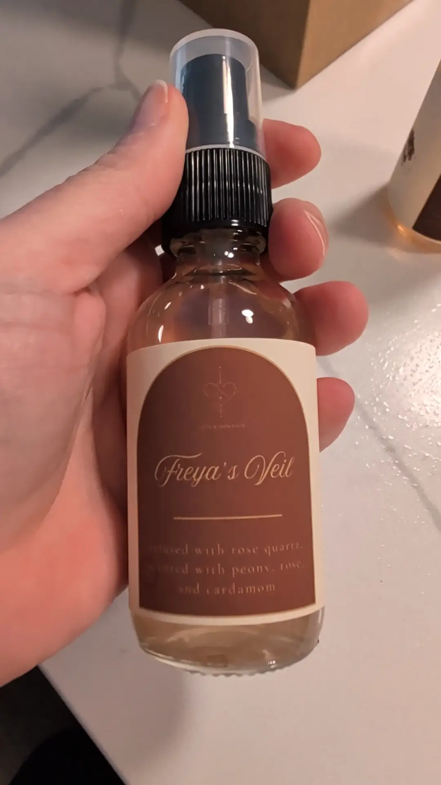Freya's Veil — Crystal Infused Room & Ritual Spray