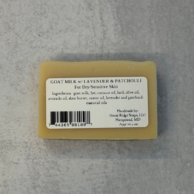 Goat Milk with Lavender and Patchouli for Dry and Sensitive Skin