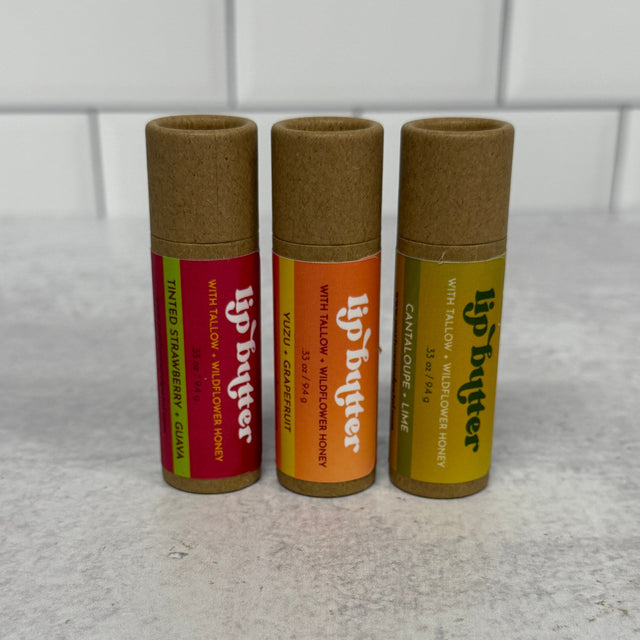 Cantaloupe & Lime Tallow Lip Butter by Pasture & Petal